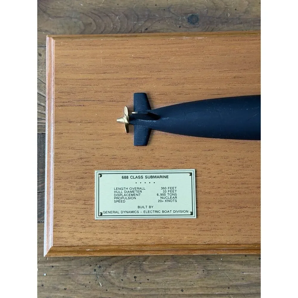 688 Class Submarine Wall Plaque Electronic Boat Division